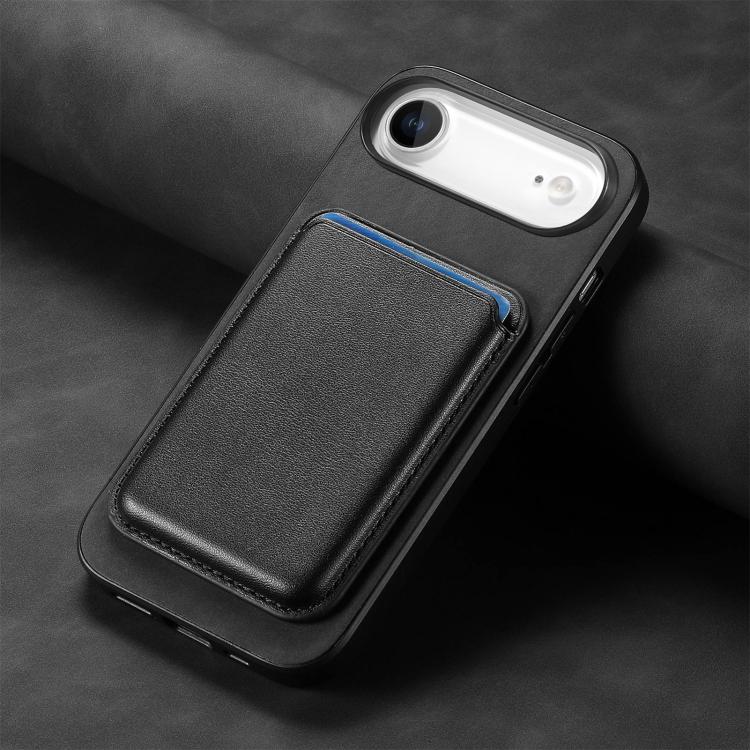For iPhone Air Retro Magsafe Card Bag PU Back Cover Phone Case