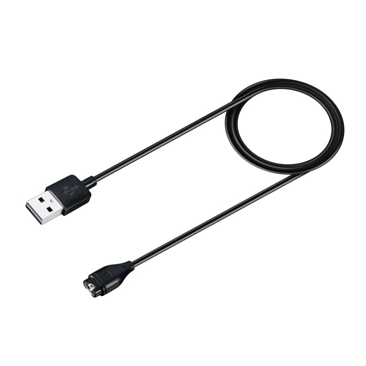For Garmin Fenix 8 AMOLED / Vivoactive 6 USB Interface Smart Watch Charging Cable, Length: 1m - Black