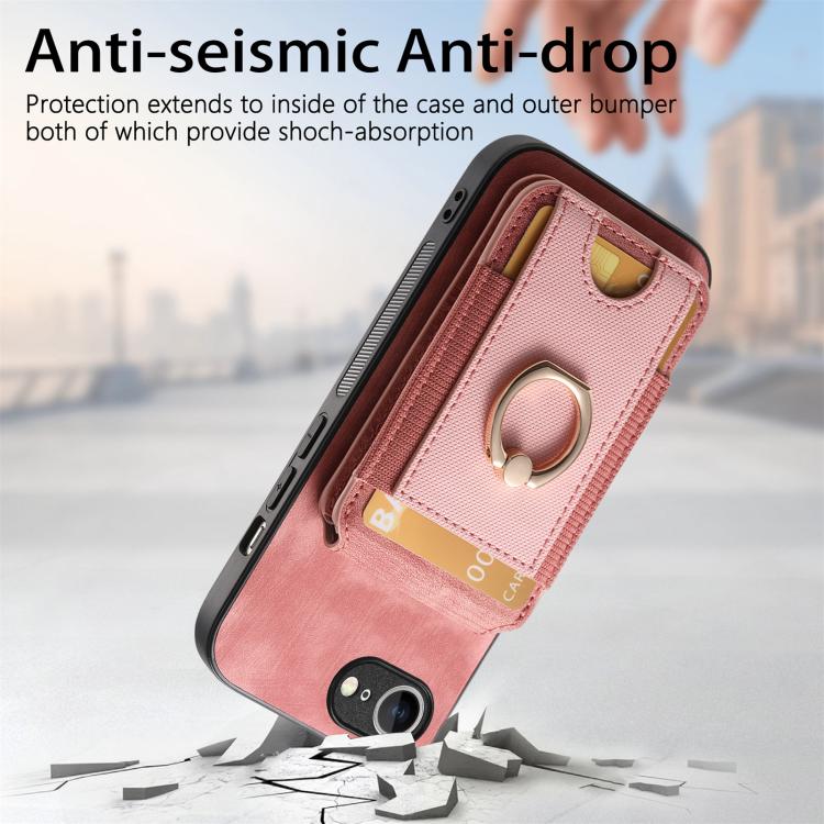 For iPhone 17e / 16e Retro Splitable Magnetic Stand Card Bag Leather Phone Case