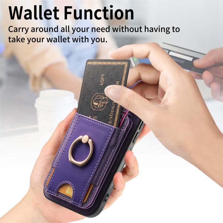 For iPhone 17e / 16e Retro Splitable Magnetic Stand Card Bag Leather Phone Case
