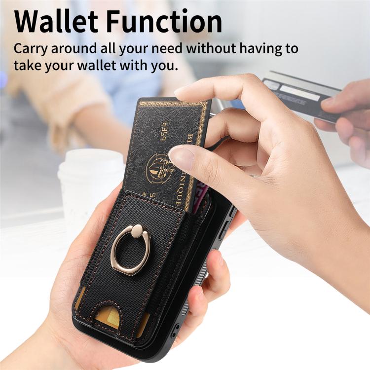 For iPhone 17e / 16e Retro Splitable Magnetic Stand Card Bag Leather Phone Case