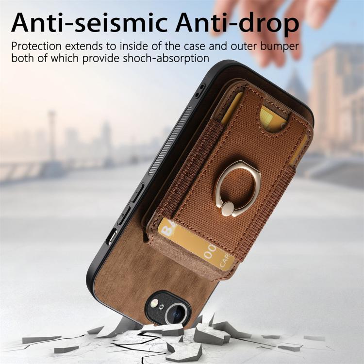 For iPhone 17e / 16e Retro Splitable Magnetic Stand Card Bag Leather Phone Case