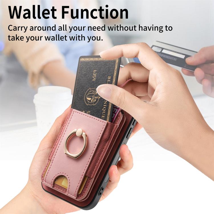 For iPhone 17 Retro Splitable Magnetic Stand Card Bag Leather Phone Case