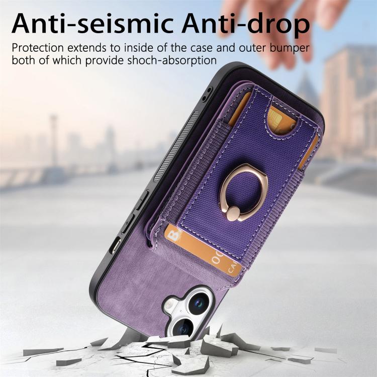 For iPhone 17 Retro Splitable Magnetic Stand Card Bag Leather Phone Case