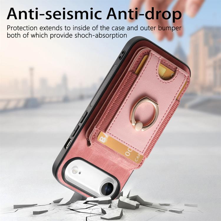 For iPhone Air Retro Splitable Magnetic Stand Card Bag Leather Phone Case