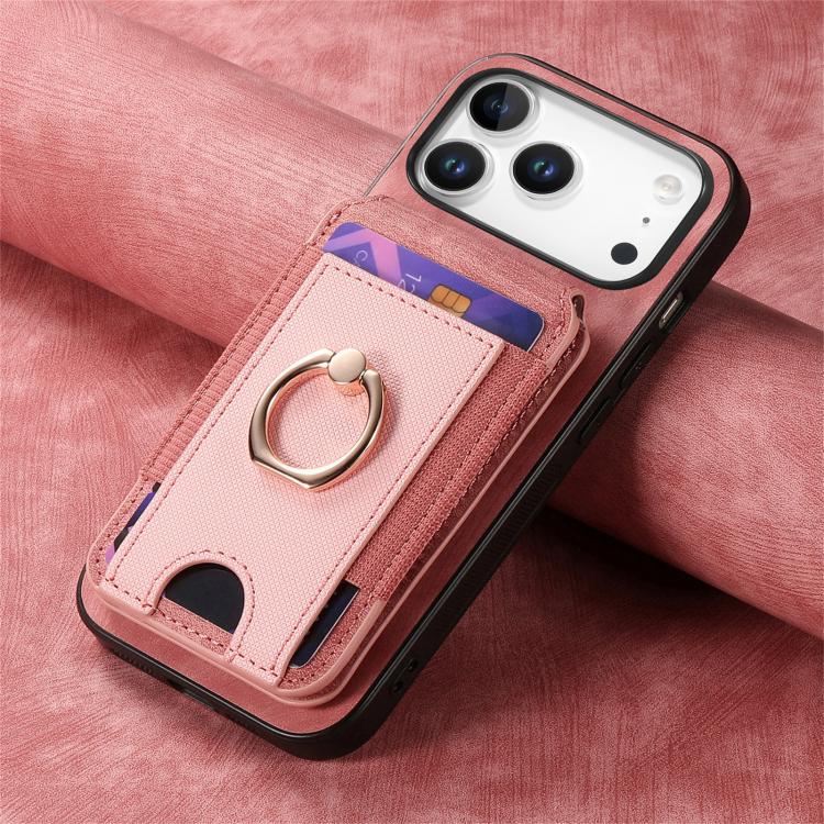 For iPhone 17 Pro Retro Splitable Magnetic Stand Card Bag Leather Phone Case