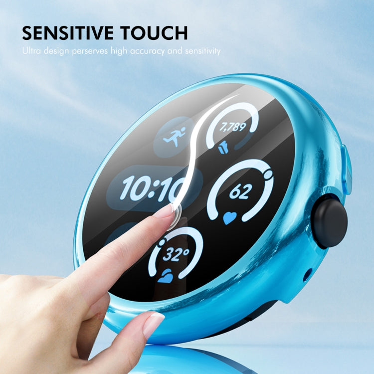 For Google Pixel Watch 3 41mm ENKAY Hat-Prince Full Coverage Electroplated Soft TPU Case with Screen Protection