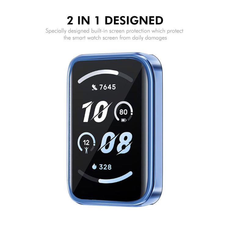 For Honor Band 9 ENKAY Hat-Prince Full Coverage Electroplated Soft TPU Case with Screen Protection