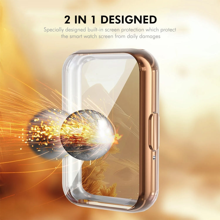 For Samsung Galaxy Fit3 ENKAY Hat-Prince Full Coverage Electroplated Soft TPU Case with Screen Protection