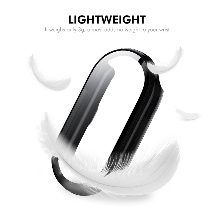 For Xiaomi Smart Band 9 / 9 NFC ENKAY Hat-Prince PC Frame Watch Protective Case with Tempered Film