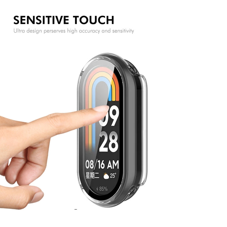 For Xiaomi Smart Band 9 / 9 NFC ENKAY Hat-Prince PC Frame Watch Protective Case with Tempered Film