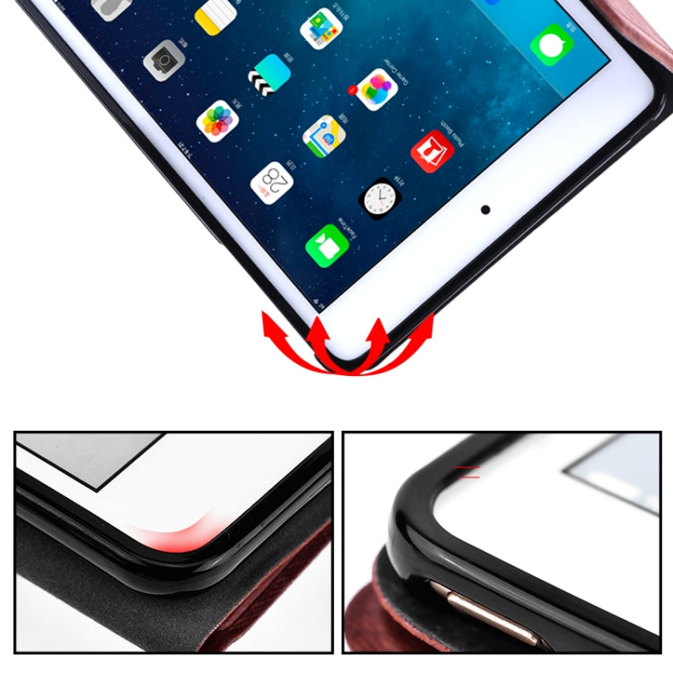 Antler Retro Voltage Craft Cloth + TPU Protective Cover for iPad Mini1/Mini2/Mini3/Mini4/Mini5 ,With Sleep Function