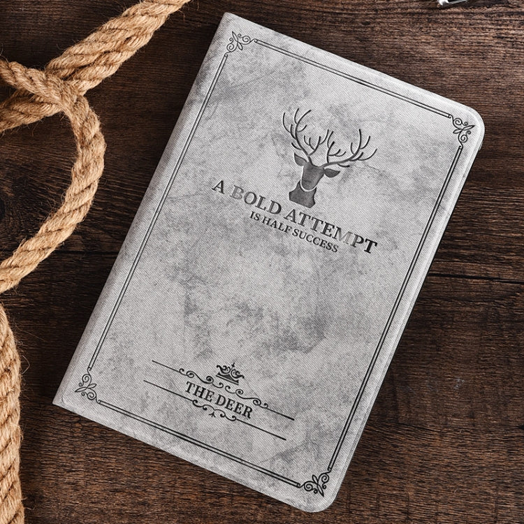 Antler Retro Voltage Craft Cloth + TPU Protective Cover for iPad Mini1/Mini2/Mini3/Mini4/Mini5 ,With Sleep Function