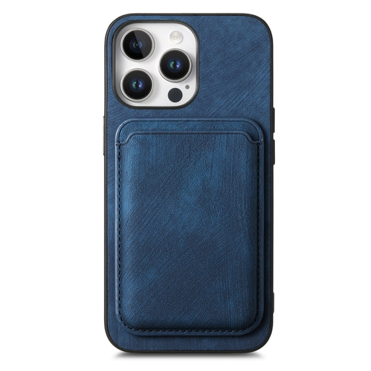 For iPhone 16 Pro Max Retro Leather Card Bag Magnetic Phone Case