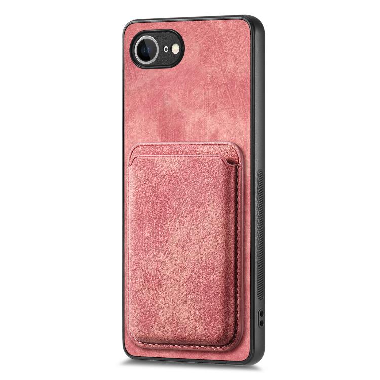For iPhone 17e / 16e Retro Leather Card Bag Magnetic Phone Case