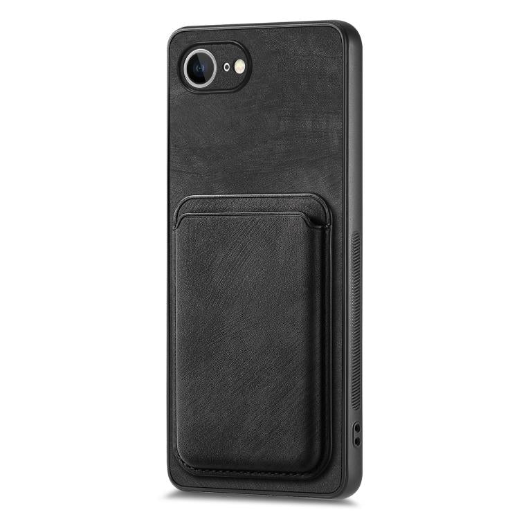 For iPhone 17e / 16e Retro Leather Card Bag Magnetic Phone Case