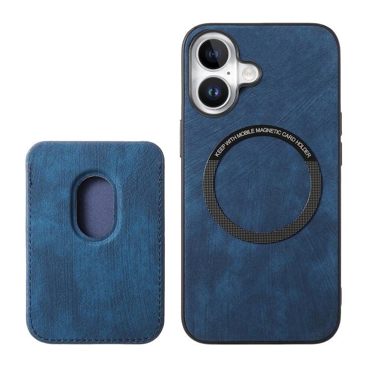 For iPhone 17 Retro Leather Card Bag Magnetic Phone Case