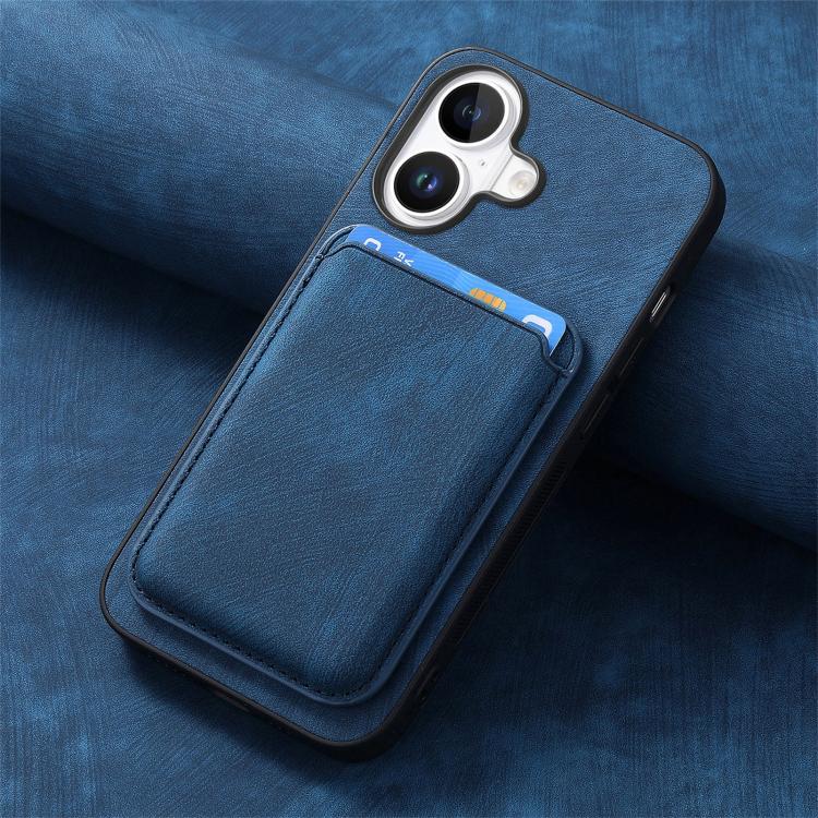 For iPhone 17 Retro Leather Card Bag Magnetic Phone Case