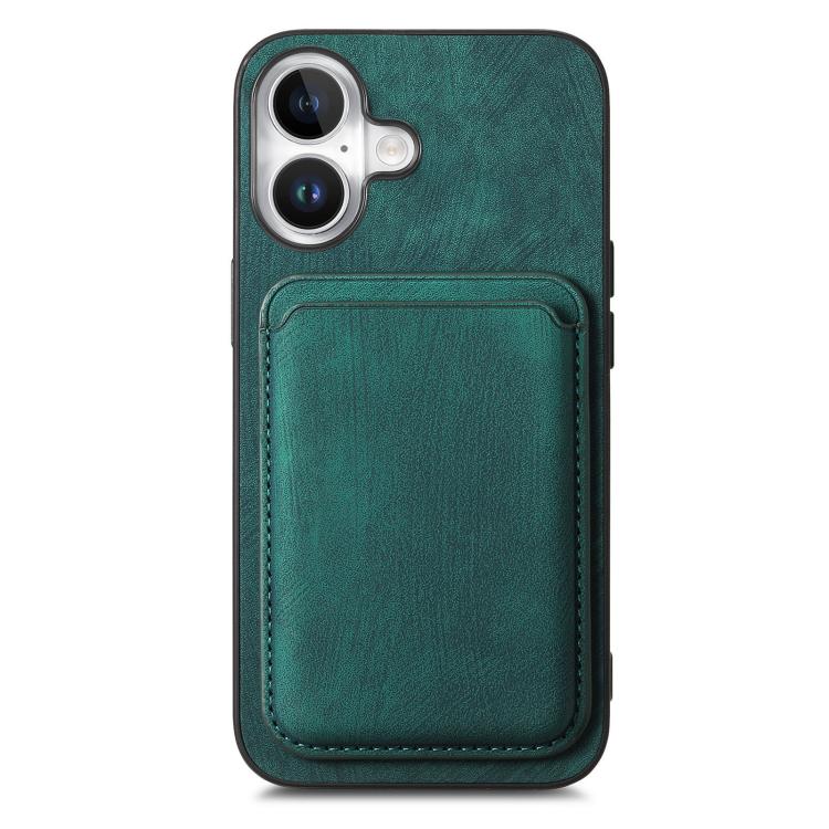 For iPhone 17 Retro Leather Card Bag Magnetic Phone Case