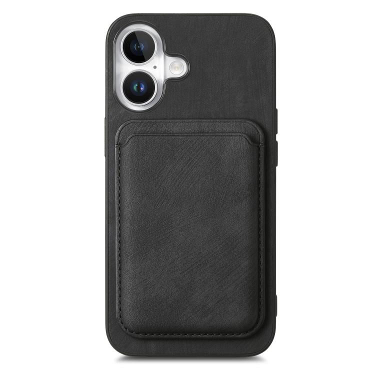 For iPhone 17 Retro Leather Card Bag Magnetic Phone Case