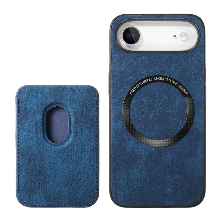 For iPhone Air Retro Leather Card Bag Magnetic Phone Case