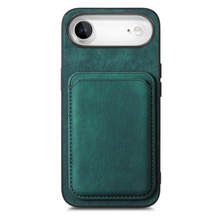 For iPhone Air Retro Leather Card Bag Magnetic Phone Case