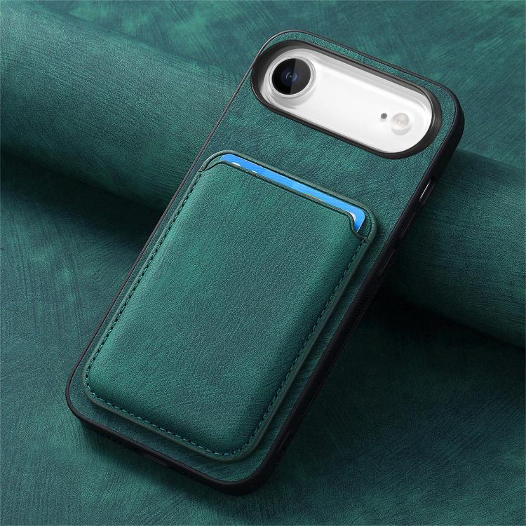 For iPhone Air Retro Leather Card Bag Magnetic Phone Case