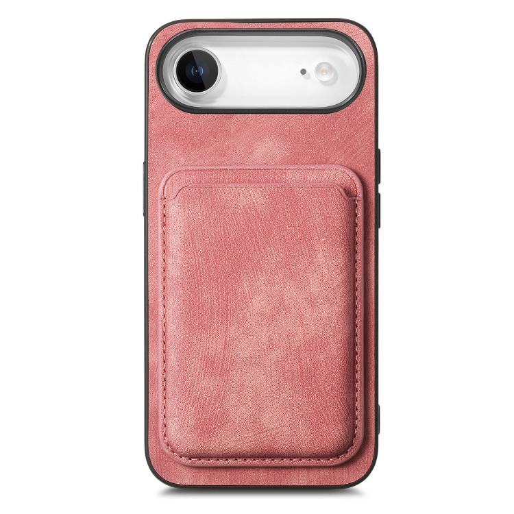 For iPhone Air Retro Leather Card Bag Magnetic Phone Case