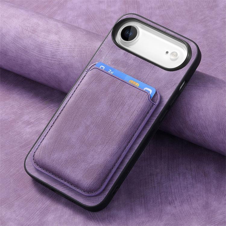For iPhone Air Retro Leather Card Bag Magnetic Phone Case