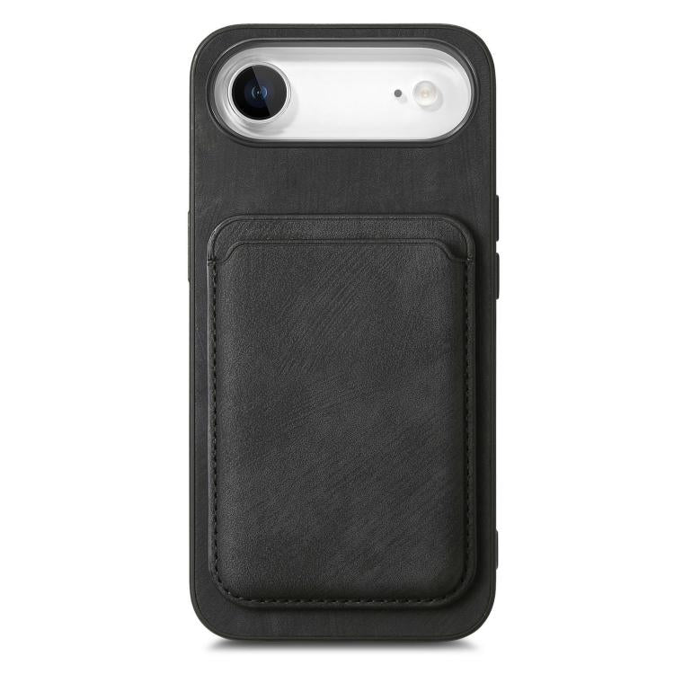 For iPhone Air Retro Leather Card Bag Magnetic Phone Case