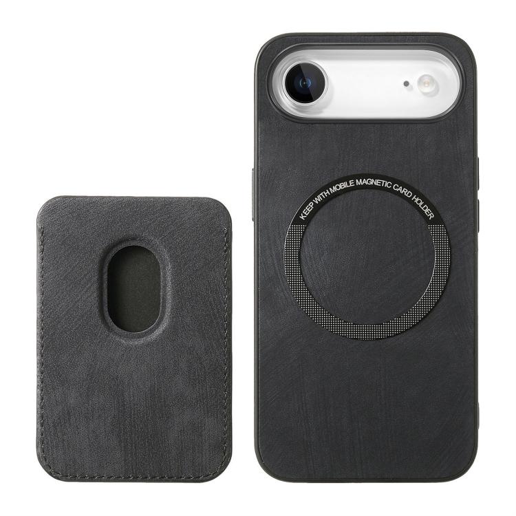 For iPhone Air Retro Leather Card Bag Magnetic Phone Case
