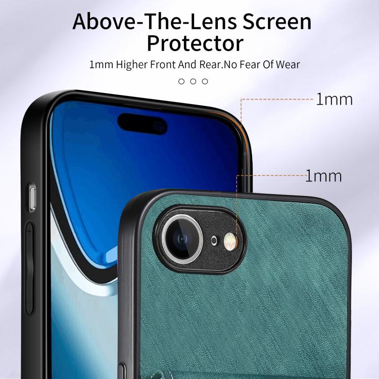 For iPhone 17e / 16e Retro Card Wallet Fold Leather Phone Case with Strap
