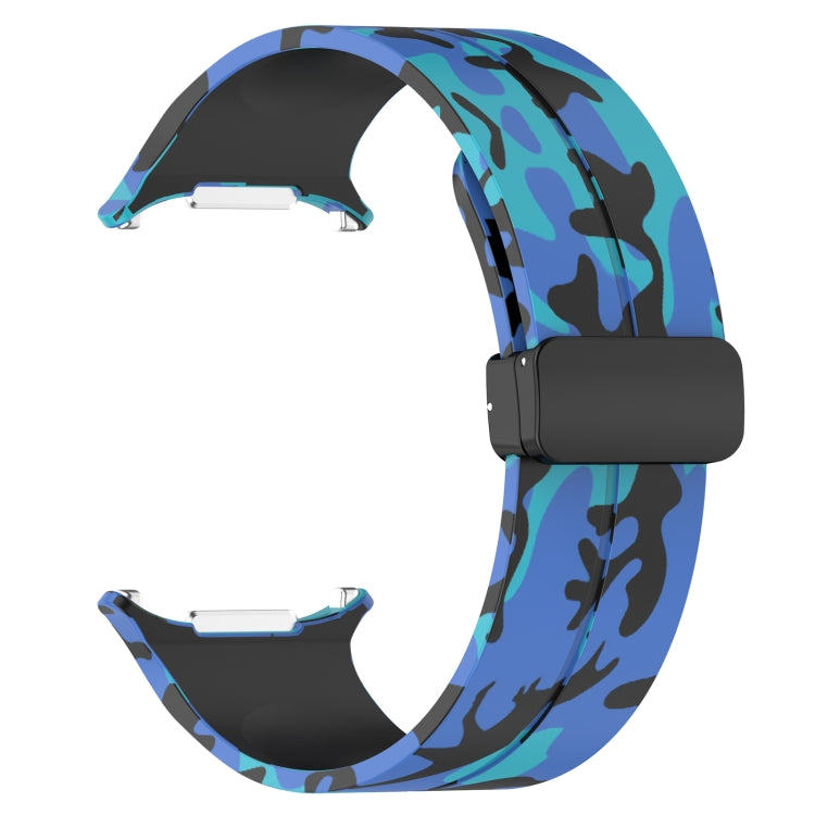 For Samsung Galaxy Watch Ultra 47mm Magnetic Folding Buckle Silicone Watch Band