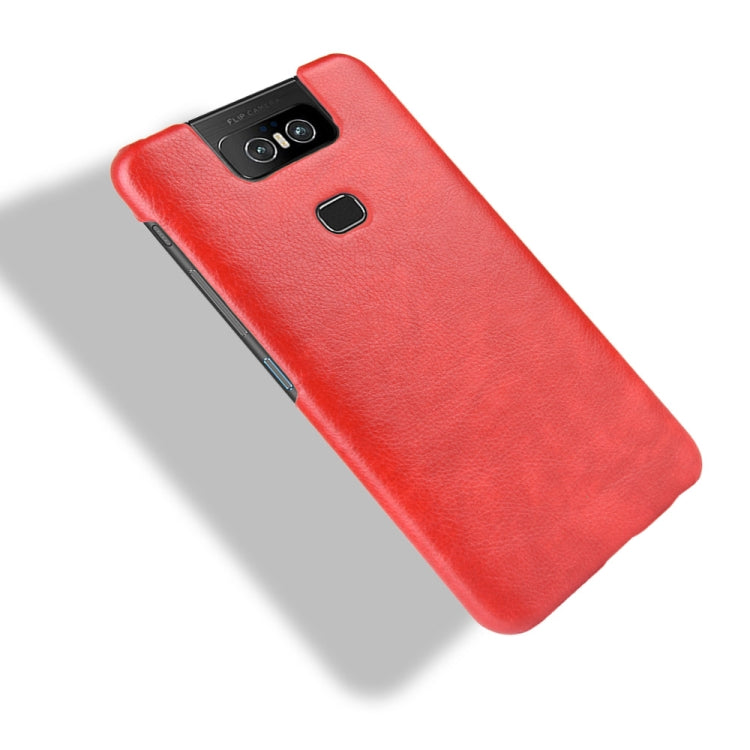 Shockproof Litchi Texture PC + PU Case for Asus Zenfone 6/6Z ZS630KL
