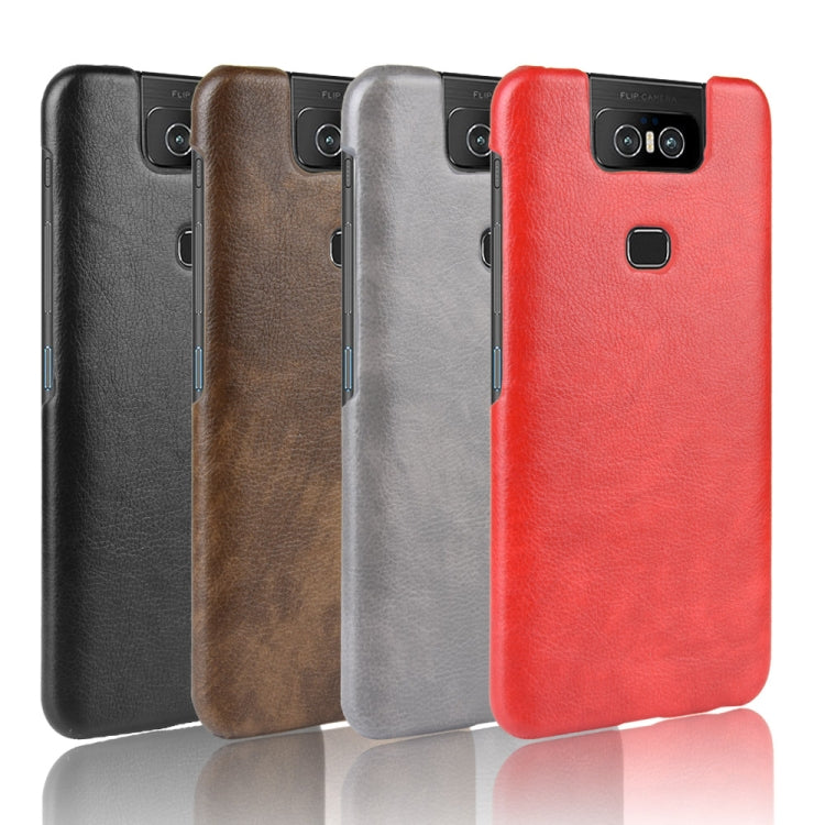 Shockproof Litchi Texture PC + PU Case for Asus Zenfone 6/6Z ZS630KL