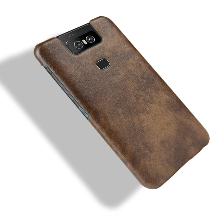 Shockproof Litchi Texture PC + PU Case for Asus Zenfone 6/6Z ZS630KL