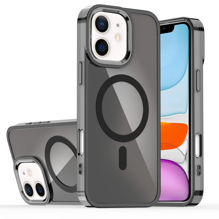 For iPhone 11 Bright Shadow Magsafe Discoloration Phone Case