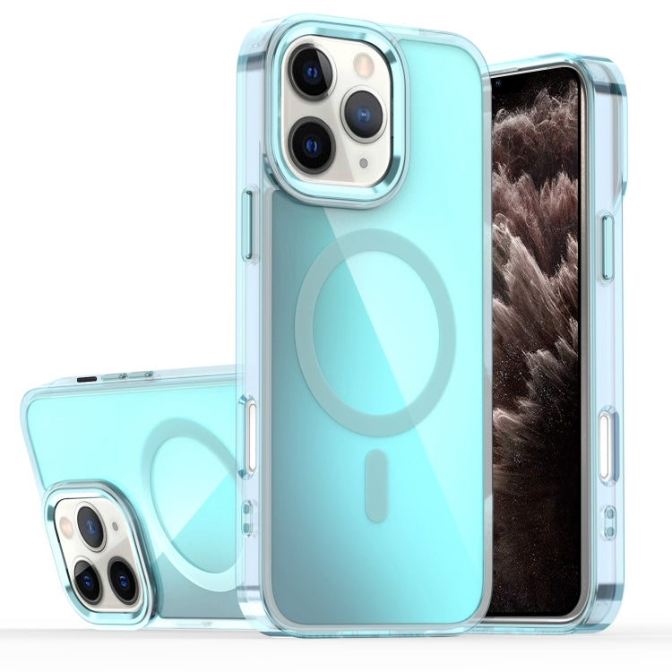 For iPhone 11 Pro Max Bright Shadow Magsafe Discoloration Phone Case