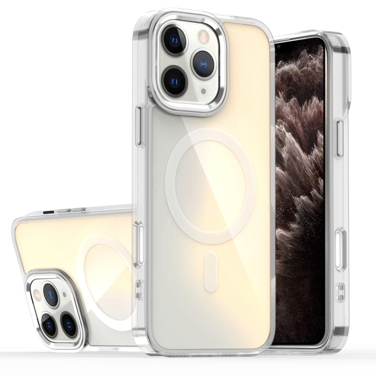 For iPhone 11 Pro Max Bright Shadow Magsafe Discoloration Phone Case
