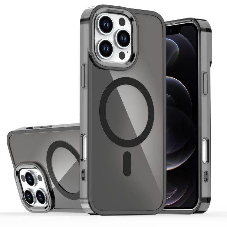 For iPhone 12 Pro Bright Shadow Magsafe Discoloration Phone Case