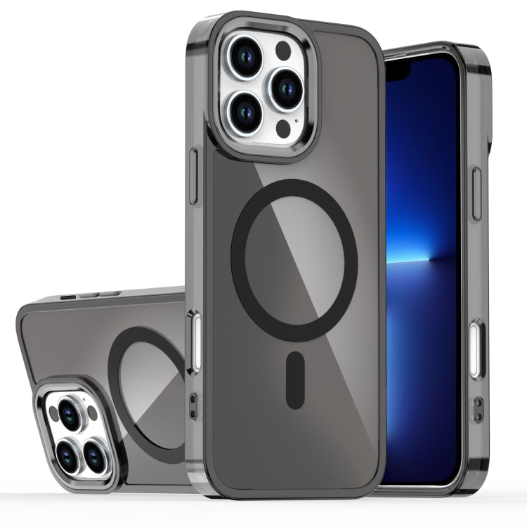 For iPhone 13 Pro Bright Shadow Magsafe Discoloration Phone Case