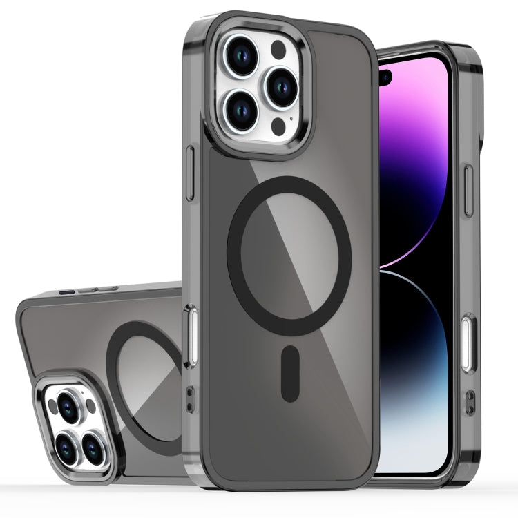 For iPhone 14 Pro Bright Shadow Magsafe Discoloration Phone Case