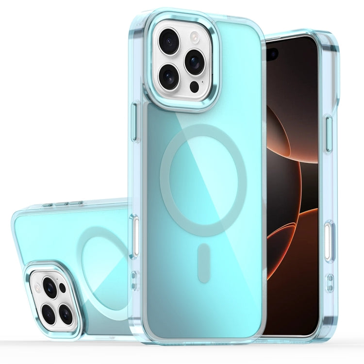 For iPhone 16 Pro Max Bright Shadow Magsafe Discoloration Phone Case
