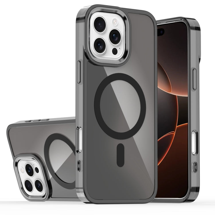 For iPhone 16 Pro Bright Shadow Magsafe Discoloration Phone Case