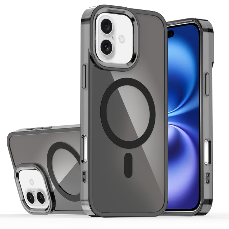 For iPhone 16 Plus Bright Shadow Magsafe Discoloration Phone Case