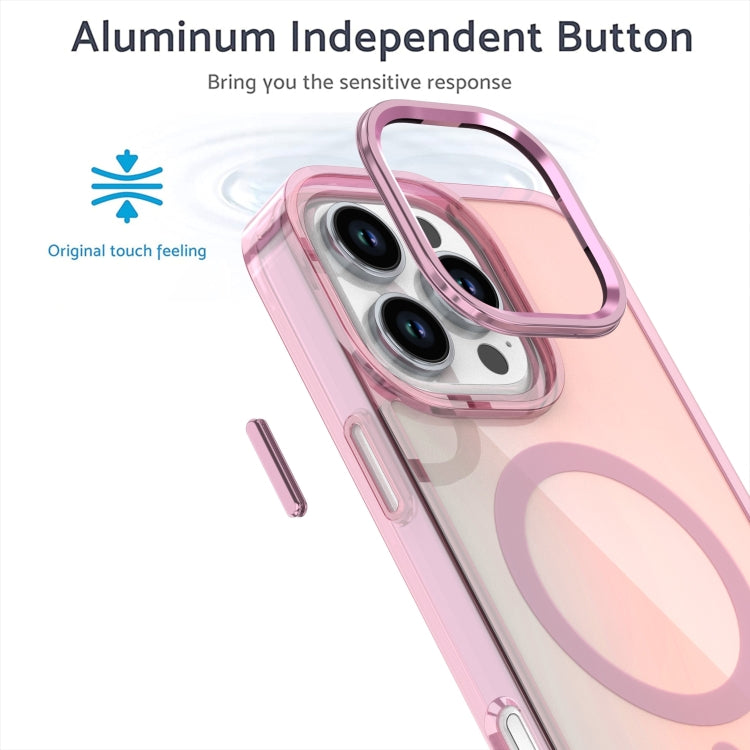 For iPhone 13 Pro Bright Shadow Magsafe Discoloration Phone Case