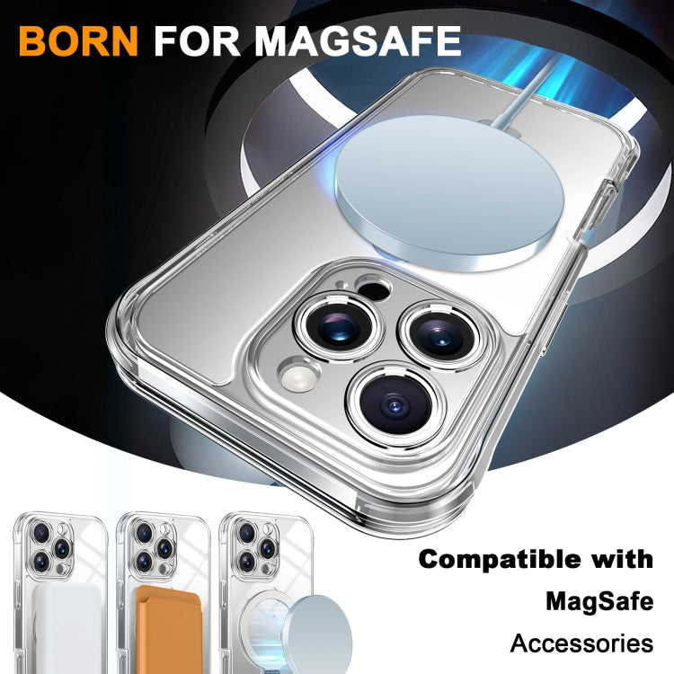For iPhone 16 Pro Skin Feel MagSafe Holder 360 Full Body Phone Case