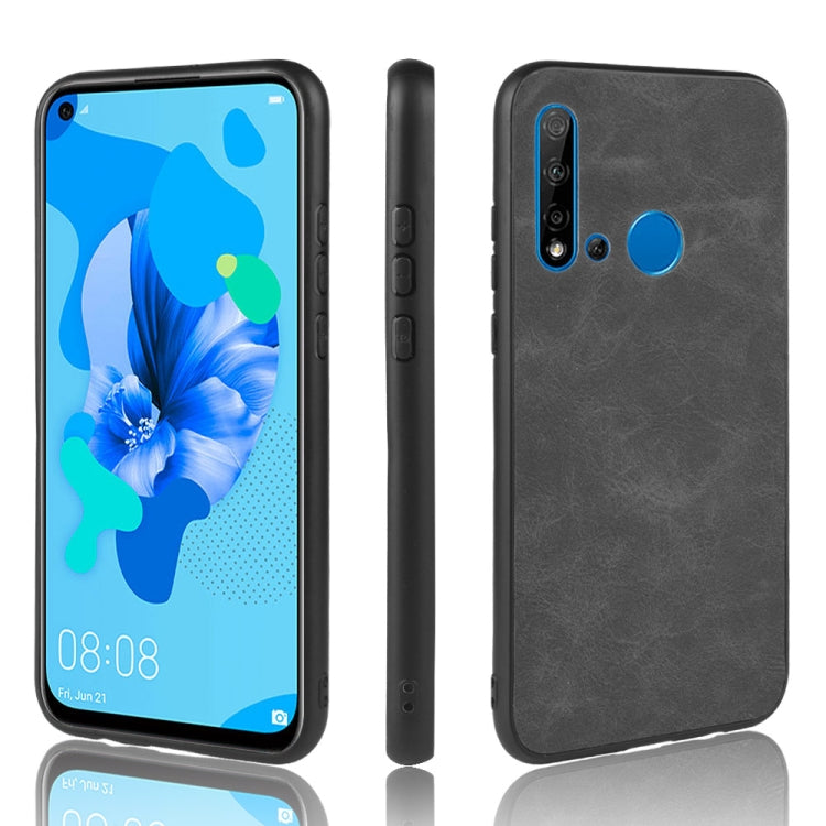 Shockproof Sheep Skin PC + PU + TPU Case For Huawei nova 5 i / P20 Lite 2019