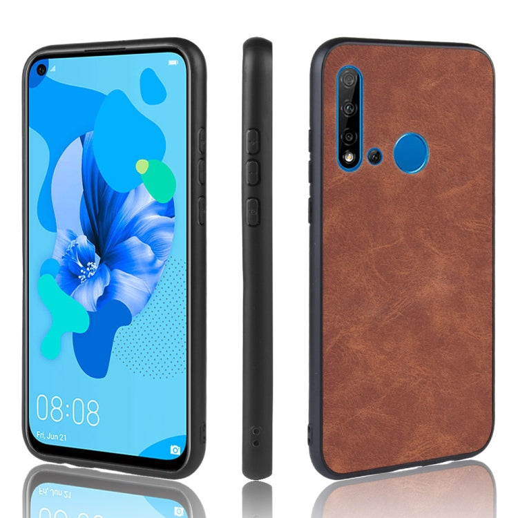 Shockproof Sheep Skin PC + PU + TPU Case For Huawei nova 5 i / P20 Lite 2019