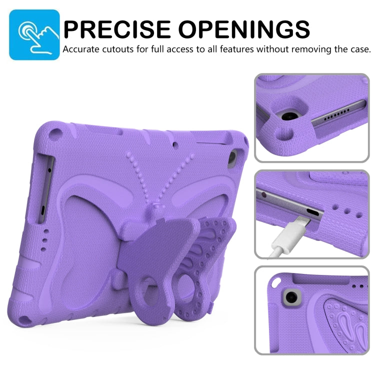 For Lenovo Tab M10 HD TB-328 10.1 Butterfly Bracket EVA Shockproof Tablet Case